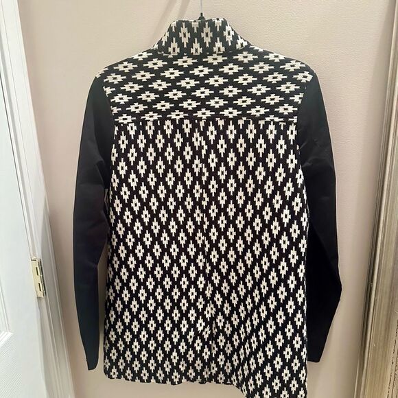 Lucky Brand black and white, Ikat print jacket. - Picture 5 of 5
